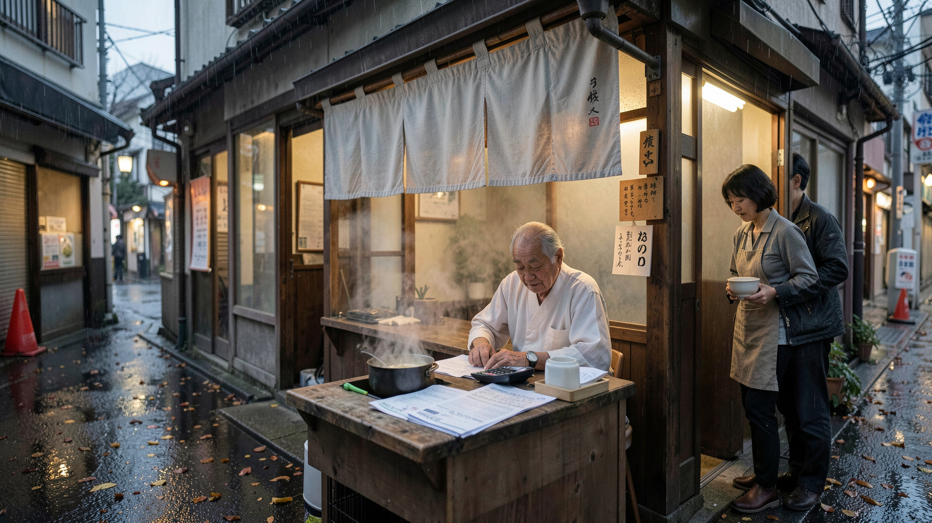 町の飲食店が相次ぎ倒産、食材高騰と台風が追い打ちのニュース解説イメージ
