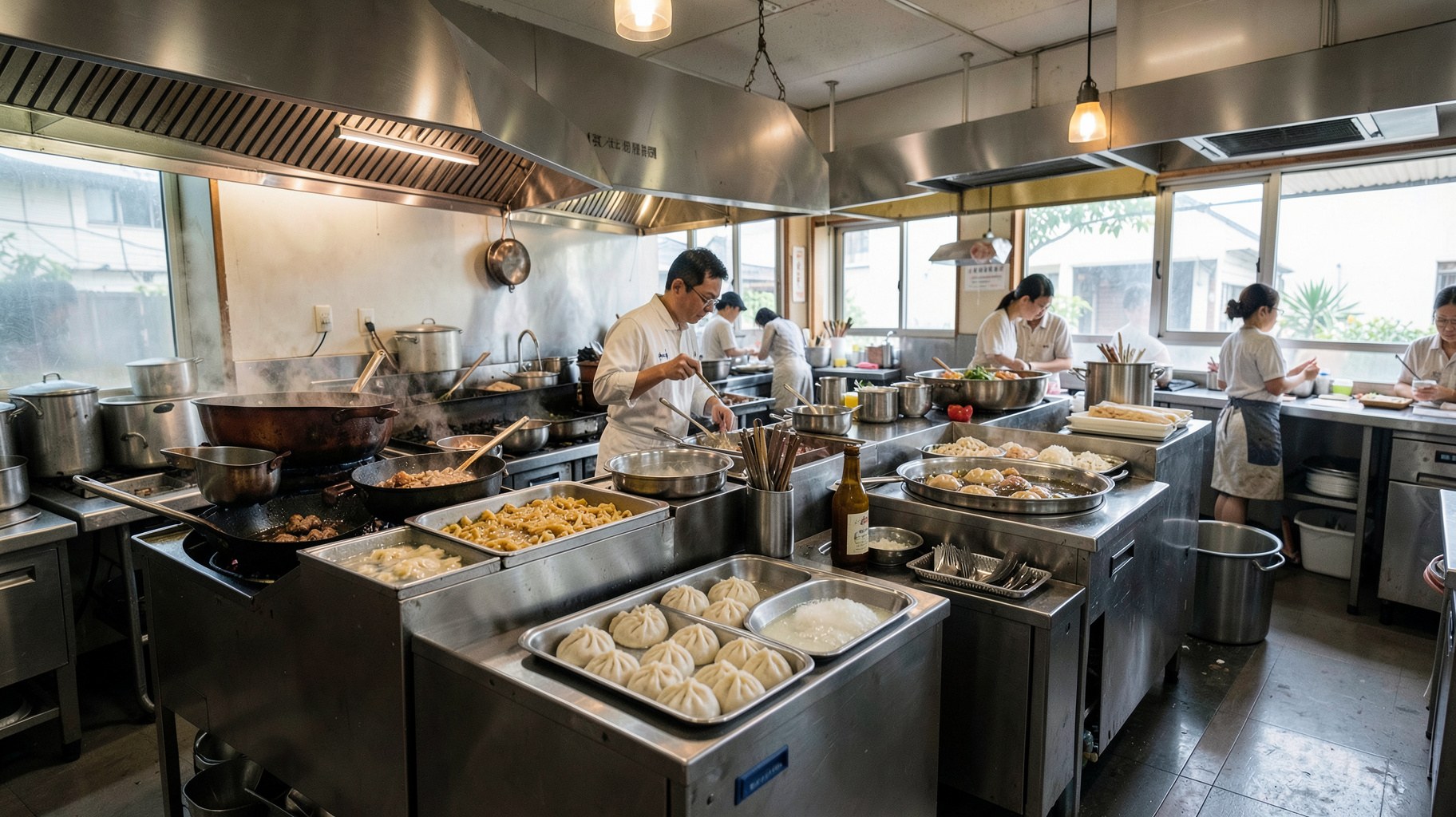 中国の地域料理が店舗業態を分ける理由の現場を表現したAI生成イメージ写真。実在店舗ではありません。