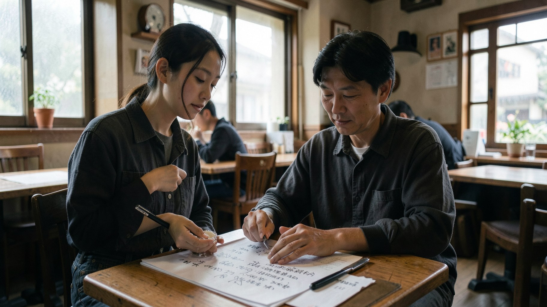 ガチ中華の競争条件と業界の展望の現場を表現したAI生成イメージ写真。実在店舗ではありません。